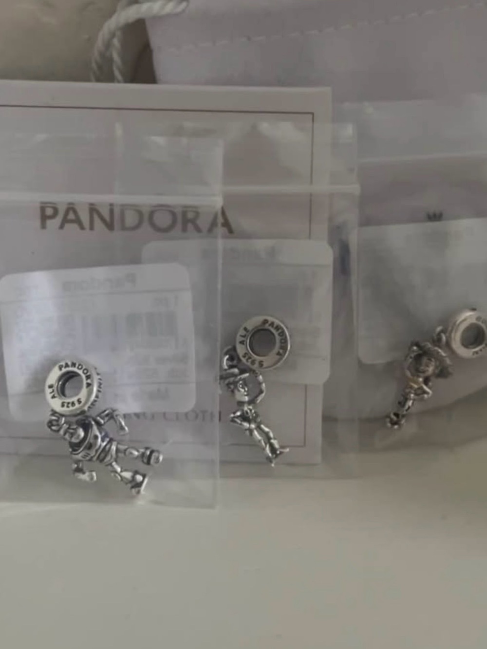 Pandora Silver Kids Astronaut Charms - Silver